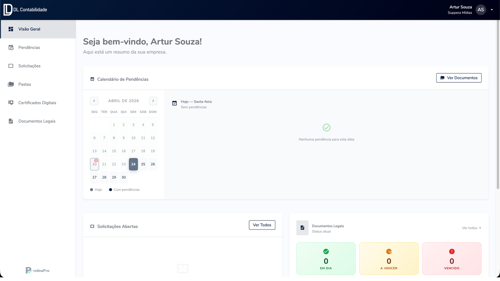 Portal do Cliente